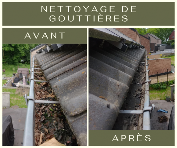 Nettoyage de gouttières